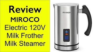 Review Miroco Milk Frother  How to make froth milk at home [upl. by Aili646]