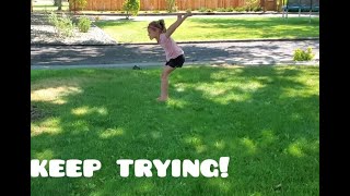 How to do a BACKFLIP on the ground Step by Step Instructions [upl. by Ardnauq]