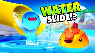 Building a WATER SLIDE For My Favourite SLIMES  SLIME RANCHER 2 [upl. by Orlov70]