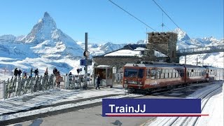 🇨🇭 Gornergratbahn│Zermatt  Gornergrat The Matterhorn Railway │Train Switzerland  Mount Matterhorn [upl. by Gnehc464]