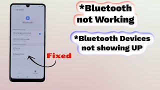 My Samsung Galaxy wont detect Bluetooth devices  Bluetooth Pairing issue [upl. by Anileuqcaj]