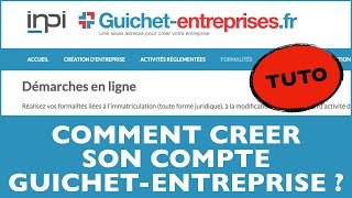 COMMENT CREER SON ENTREPRISE EN 2024  création société autoentrepreneur guichet entreprise [upl. by Micky288]