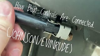 How Boat Controls Are Connected To An Outboard [upl. by Antipus441]