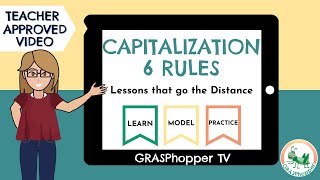 Capitalization Rules for Kids  6 Capital Letter Rules in English Teaching Video [upl. by Alexis801]