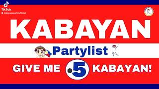 KABAYAN PARTYLIST 2022 JINGLE [upl. by Manvel]