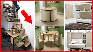 10 ideas de muebles inteligentes para ahorrar espacio en casas modernas [upl. by Sybyl]