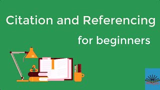 Citation and Referencing for beginners [upl. by Tita933]