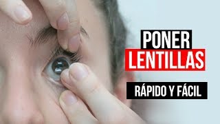 COMO PONER LENTES DE CONTACTO FACIL Y RAPIDO [upl. by Carolus315]