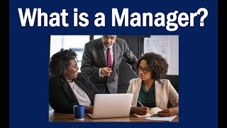 What is a Manager [upl. by Trask]