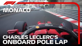 Charles Leclercs Onboard Pole Lap  2021 Monaco Grand Prix  Pirelli [upl. by Ecerehs457]