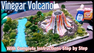 Volcano Eruption Project  Fun Science Fair Project by Vanessa [upl. by Majka]