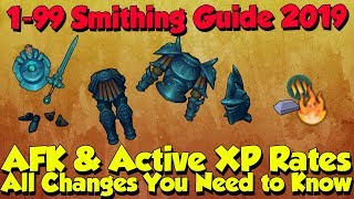 199120 Smithing Guide Fast amp AFK Methods Runescape 3 New PostRework [upl. by Anelliw]