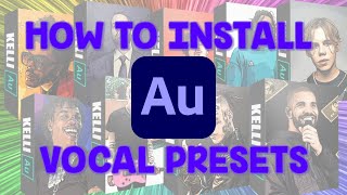 How to use Adobe Audition vocal presets FREE EFFECTS [upl. by Inail]