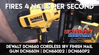 DEWALT DCN660 Cordless 18v finish nail gun  DCN660N  DCN660D2  DCN660P2 [upl. by Aek]