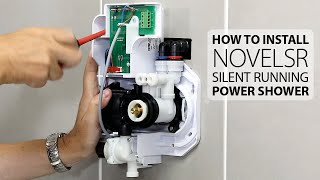 Triton Novel SR Power Shower  How to install [upl. by Ahtelahs]