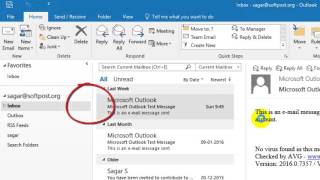 How to create archive folder in Outlook [upl. by Eelannej]