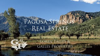 Drone Video Tour of Pagosa Springs Colorado  Downtown Pagosa Springs  Pagosa Hot Springs [upl. by Goles]