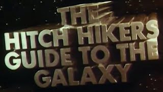 The Hitchhikers Guide to the Galaxy  Title Sequence  BBC Studios [upl. by Ahselet]