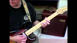 Stevie Ray Vaughan  Riviera Paradise style intro  guitar tablature included [upl. by Eirak]