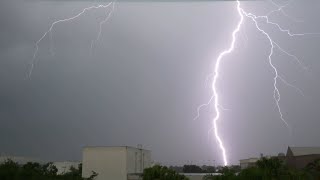 Close Florida Lightning Strikes Compilation Extended Edition 130 Strikes [upl. by Kieffer]