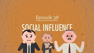 Social Influence Crash Course Psychology 38 [upl. by Elleinnad]