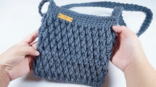 🌈Como Tejer Bolso Cartera PARA EL DIARIO 4 Crochet Ganchillo😍 Punto Gota [upl. by Ninette]