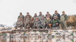 EPIC Oklahoma Duck Hunt over Small Pond 13 Limits [upl. by Rosdniw]