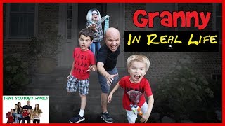 Granny Game In Real Life In Grannys House  That YouTub3 Family [upl. by Ibbed135]