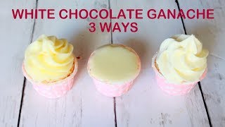 How to make White Chocolate Ganache [upl. by Severson]