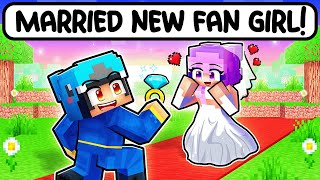 Omz MARRIED A NEW CRAZY FAN GIRL in Minecraft [upl. by Drofxer959]