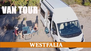 PRÉSENTATION de notre FOURGON AMÉNAGÉ  VAN TOUR WESTFALIA Colombus 540 [upl. by Gemmell]