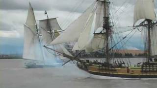 Tall Ships and cannon battles [upl. by Nabi]