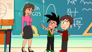 PEPITO Y JAIMITO EN LA ESCUELA LLEGAN TARDE CHISTE [upl. by Yelyac225]