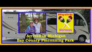 Bay County MI  Pinconning Park  We made it to Michigan [upl. by Brinn136]