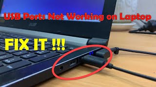 How To Fix USB Ports Not Working on Laptop Windows 10 [upl. by Swarts]