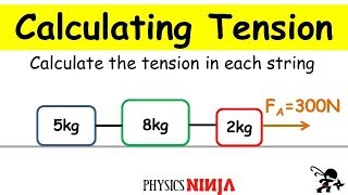 Calculating the Tension in the Strings [upl. by Arlin]