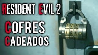 COFRES E CADEADOS  Resident Evil 2 Remake [upl. by Menken303]