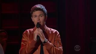 Ansel Elgort singing Easy [upl. by Avilo]