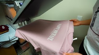 How To Start Your Own T Shirt Printing Business Using A Heat Press [upl. by Tristas301]