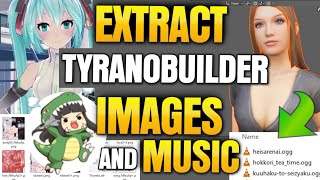 How to Extract Pictures and Music from TyranoBuilder Game Files NWjs  nodewebkit [upl. by Pinelli]