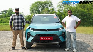 Tata Nexon Turbo Petrol CNG  All Details  MotorBeam [upl. by Eelaroc]