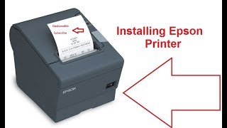 Installing EPSON Thermal Printer Driver Installation Via Network Cable amp Usb [upl. by Rdnaskela]