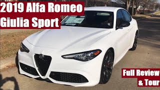 2019 Alfa Romeo Giulia Sport  Full Review amp Tour Louder Please [upl. by Katinka]