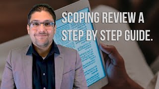 Scoping Review A Step By Step Guide Dr Hassaan Tohid [upl. by Melita]