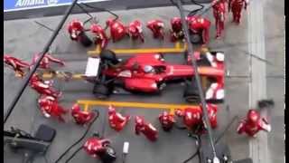 F1 Pit Stops 1950 vs 2013 Quick Changeover  SMED [upl. by Laro235]