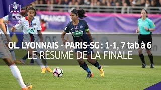 Coupe de France féminine finale  Olympique LyonnaisParisSG 11 7 tab à 6 le résumé [upl. by Vitalis]