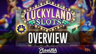 LuckyLand Slots Overview  Online Slots Casino Anywhere in the USA [upl. by Bang]