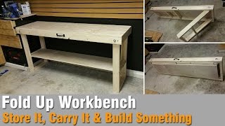 DIY Fold up workbench How to build [upl. by Wager43]