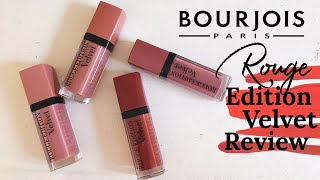 Bourjois Rouge Edition Velvet Review [upl. by Ramad206]