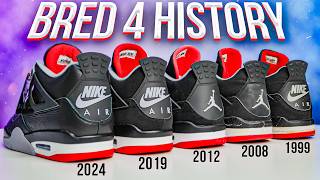 Air Jordan 4 Bred Collection Review  History [upl. by Elberfeld314]